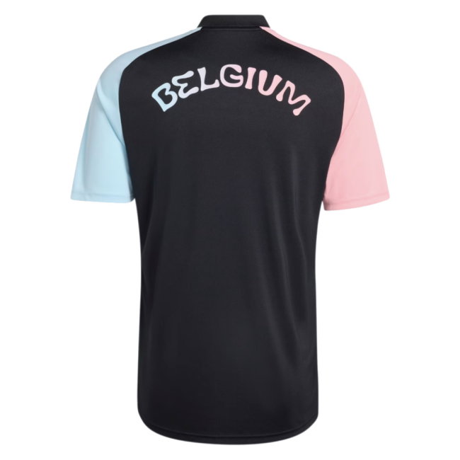 2026-2027 Belgium Away Pre-Match Shirt (Black)-SoccerKits Hub | Buy Soccer Jerseys Online